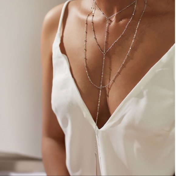 Jewelry - Layered Lariat Bar Necklace